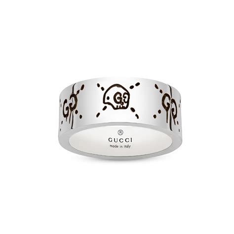 GucciGhost ring in silver .